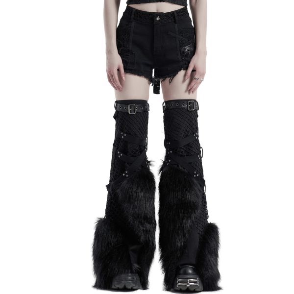 PUNK RAVE Short Gothique ‘Cassiopee’ Noir beauté 14