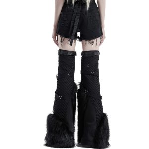 PUNK RAVE Short Gothique ‘Cassiopee’ Noir beauté 48