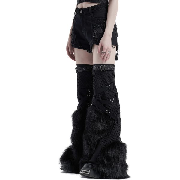 PUNK RAVE Short Gothique ‘Cassiopee’ Noir beauté 16