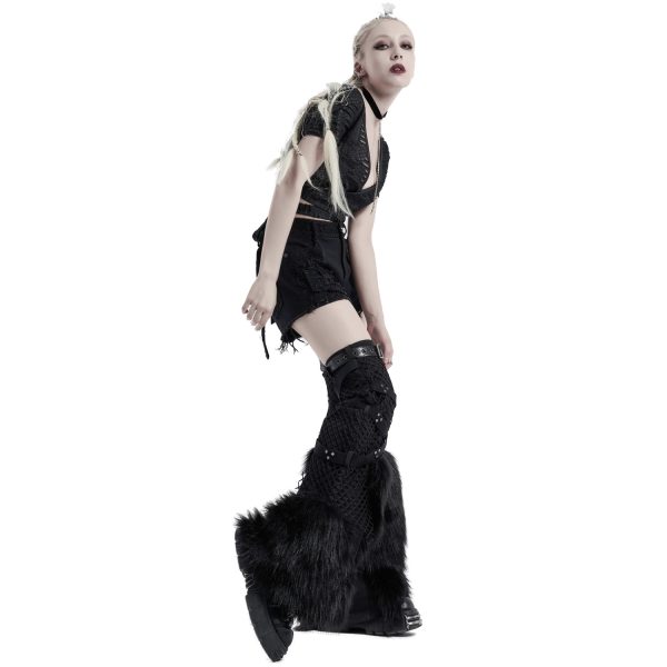 PUNK RAVE Short Gothique ‘Cassiopee’ Noir beauté 7