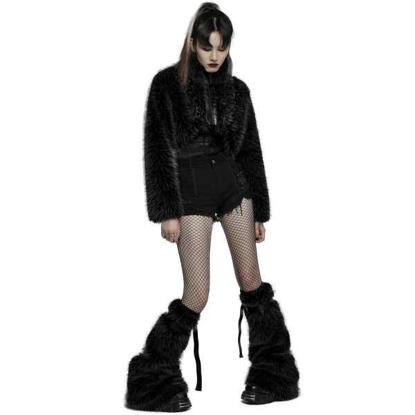 PUNK RAVE Short Gothique ‘Cassiopee’ Noir beauté 11