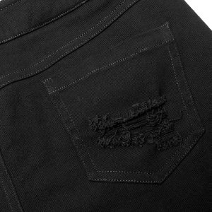 Boutique PUNK RAVE Short Gothique ‘Ragged’ Noir 52