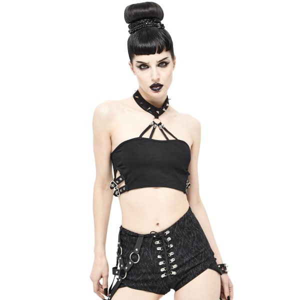 DEVIL FASHION Short ‘Iona’ Noir site pas cher 3