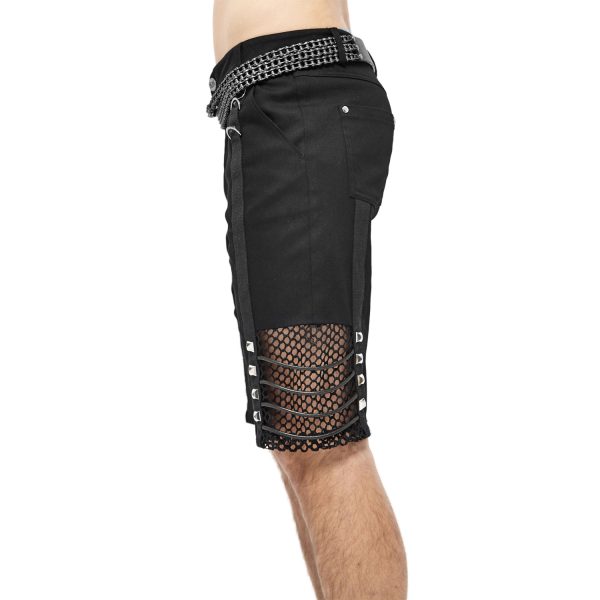 en ligne officielle DEVIL FASHION Short Pour Hommes ‘Bommot’ Noir 13