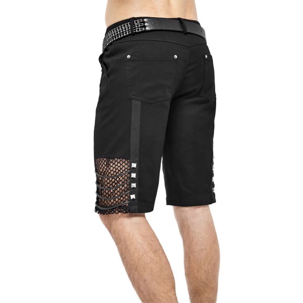 en ligne officielle DEVIL FASHION Short Pour Hommes ‘Bommot’ Noir 14