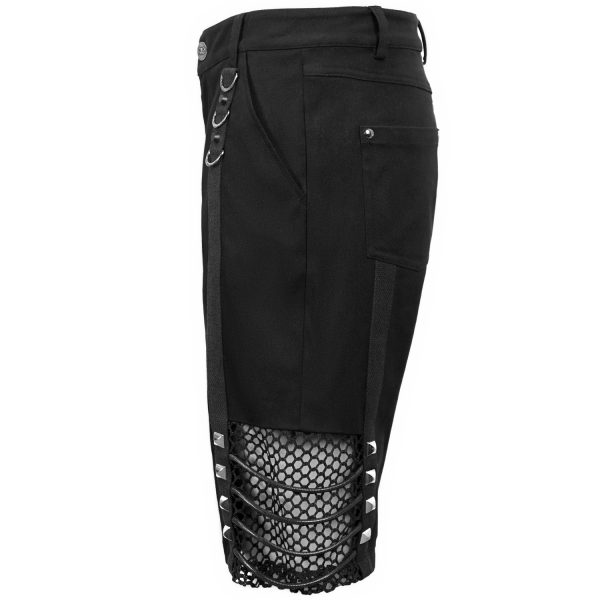 en ligne officielle DEVIL FASHION Short Pour Hommes ‘Bommot’ Noir 17