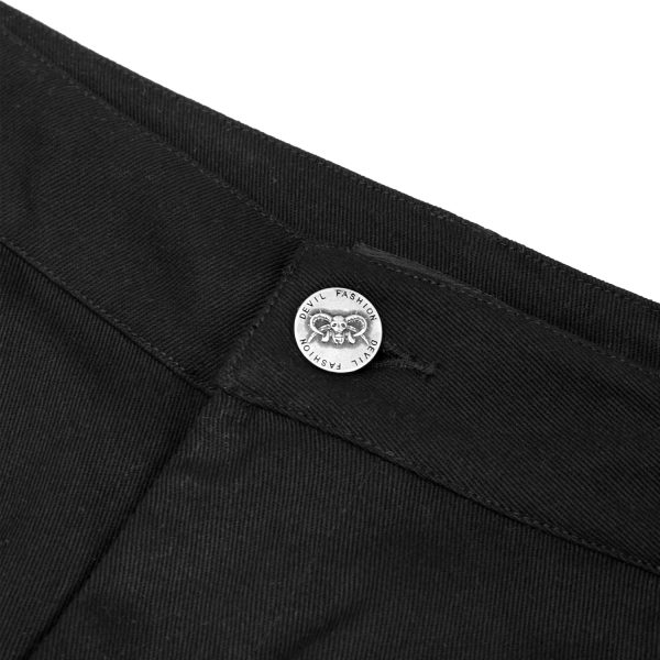 en ligne officielle DEVIL FASHION Short Pour Hommes ‘Bommot’ Noir 18