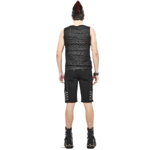en ligne officielle DEVIL FASHION Short Pour Hommes ‘Bommot’ Noir 26