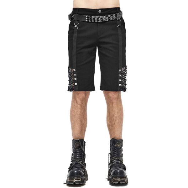 en ligne officielle DEVIL FASHION Short Pour Hommes ‘Bommot’ Noir 9