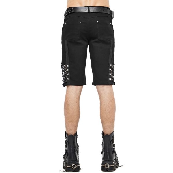 en ligne officielle DEVIL FASHION Short Pour Hommes ‘Bommot’ Noir 10