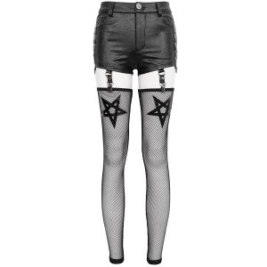 DEVIL FASHION Short Sexy ‘Pentagram’ En Simili Cuir Noir online boutique 43