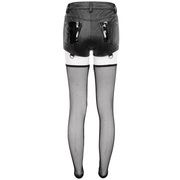 DEVIL FASHION Short Sexy ‘Pentagram’ En Simili Cuir Noir online boutique 14
