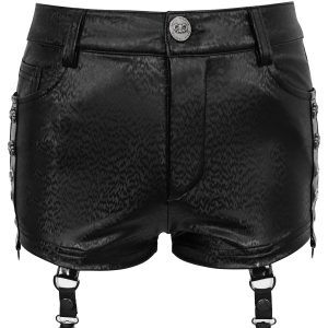 DEVIL FASHION Short Sexy ‘Pentagram’ En Simili Cuir Noir online boutique 49