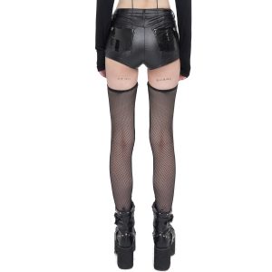 DEVIL FASHION Short Sexy ‘Pentagram’ En Simili Cuir Noir online boutique 37