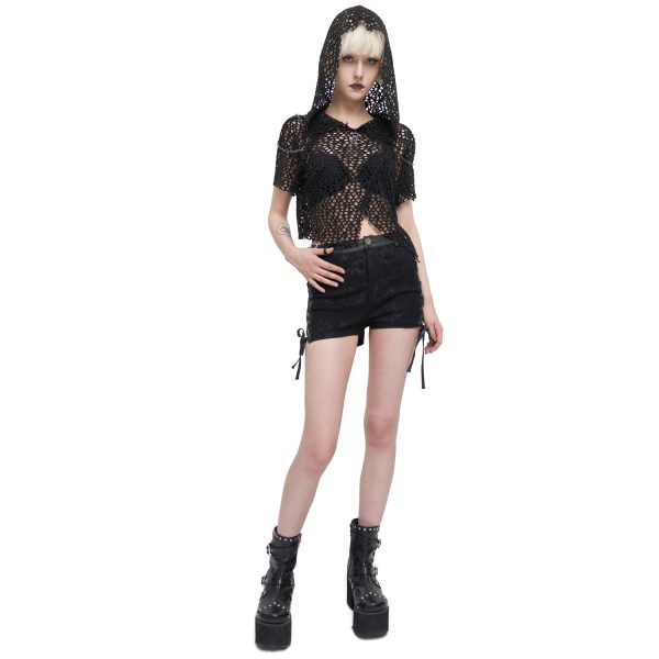 ﻿soldes DEVIL FASHION Short ‘Sherzal’ Noir 3