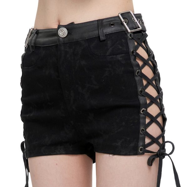 ﻿soldes DEVIL FASHION Short ‘Sherzal’ Noir 14