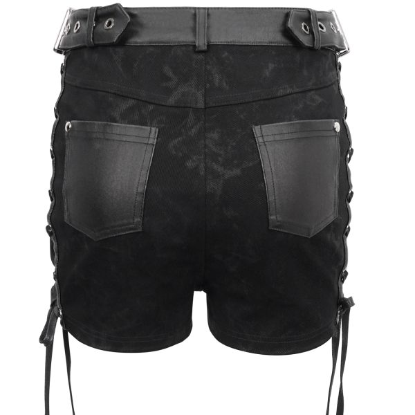 ﻿soldes DEVIL FASHION Short ‘Sherzal’ Noir 17
