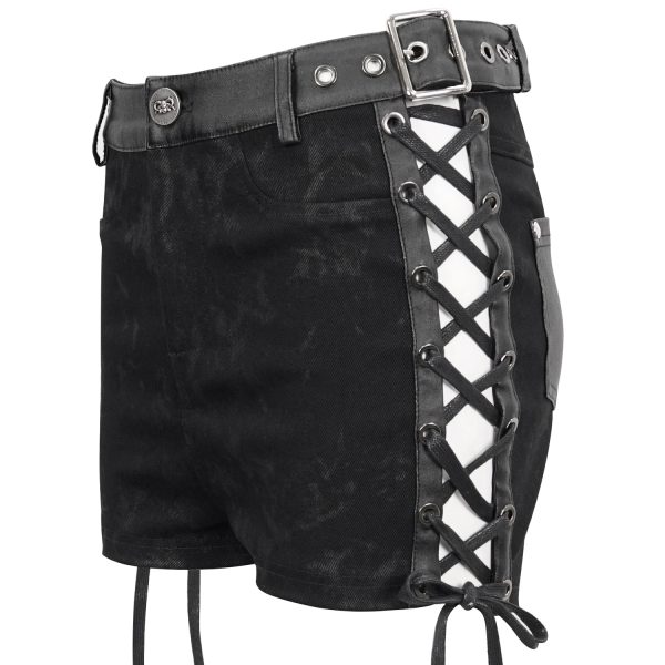 ﻿soldes DEVIL FASHION Short ‘Sherzal’ Noir 18