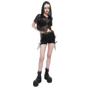 ﻿soldes DEVIL FASHION Short ‘Sherzal’ Noir 28