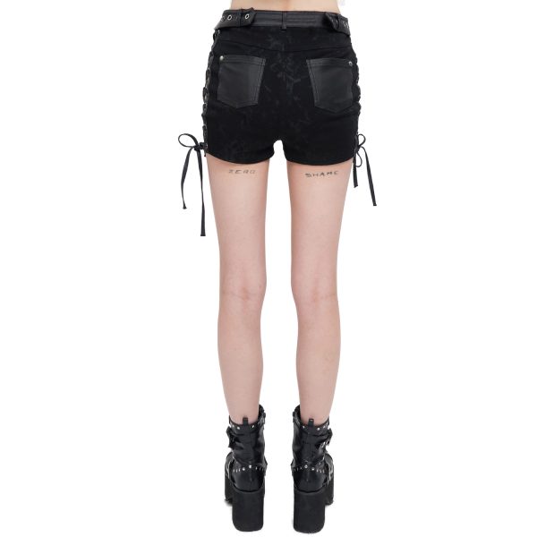 ﻿soldes DEVIL FASHION Short ‘Sherzal’ Noir 8