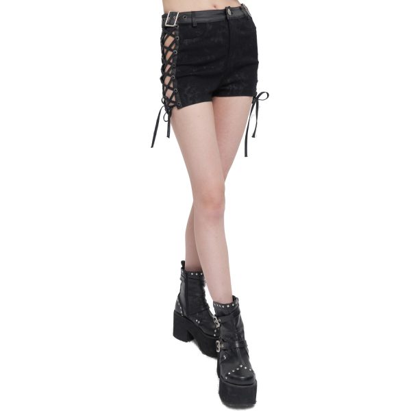 ﻿soldes DEVIL FASHION Short ‘Sherzal’ Noir 10