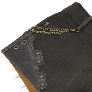 magasin paris DEVIL FASHION Short ‘Steampunk Gear’ Marron 56