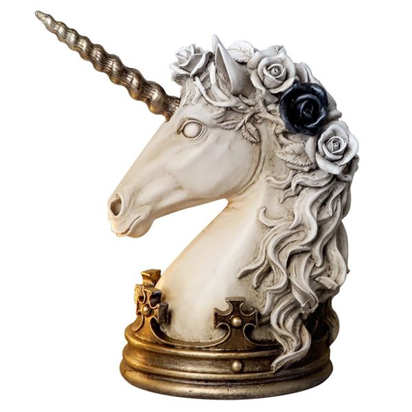 magasin en ligne france The Vault By Alchemy Statuette Présentoir à Bijoux ‘Unicorn’ 1