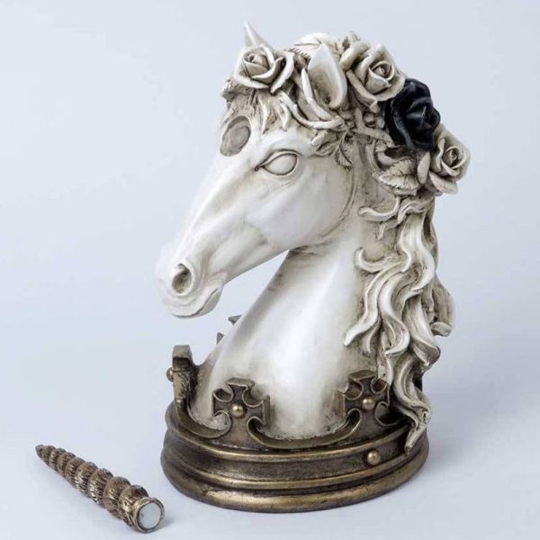 magasin en ligne france The Vault By Alchemy Statuette Présentoir à Bijoux ‘Unicorn’ 5