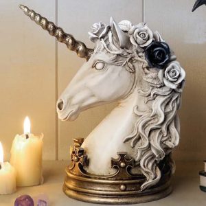 magasin en ligne france The Vault By Alchemy Statuette Présentoir à Bijoux ‘Unicorn’ 23
