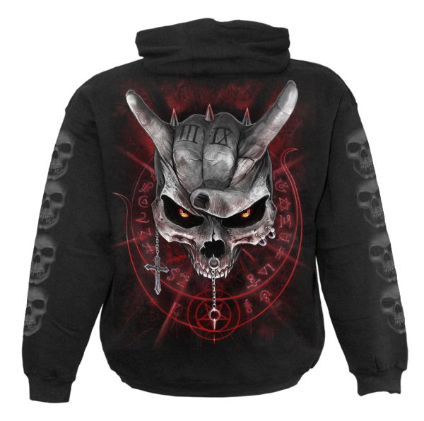 Spiral Direct Sweat à Capuche Pour Enfants ‘Never Too Loud’ Noir REMISE 3
