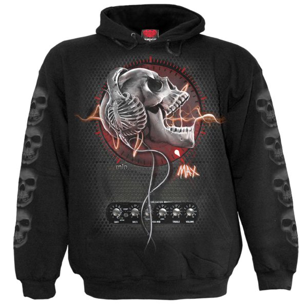 Spiral Direct Sweat à Capuche Pour Enfants ‘Never Too Loud’ Noir REMISE 1