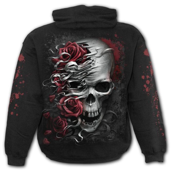 Spiral Direct Sweat à Capuche Pour Enfants ‘Skulls N’ Roses’ Noir économies garanties 3