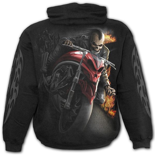 bas prix Spiral Direct Sweat à Capuche Pour Enfants ‘Speed Demon’ Noir 3