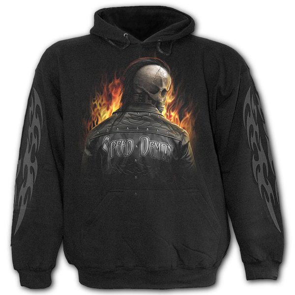 bas prix Spiral Direct Sweat à Capuche Pour Enfants ‘Speed Demon’ Noir 1
