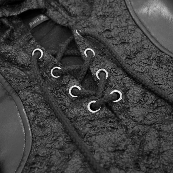 DEVIL FASHION T-Shirt à Capuche ‘Haboolm’ Noir guranteed de qualité 15