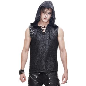 DEVIL FASHION T-Shirt à Capuche ‘Haboolm’ Noir guranteed de qualité 30