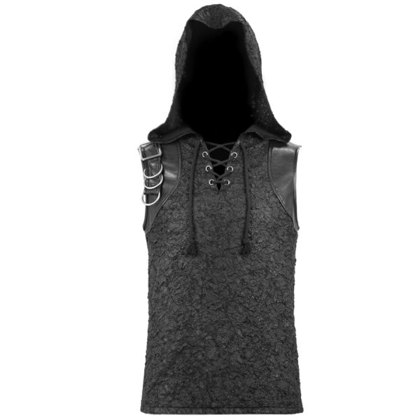 DEVIL FASHION T-Shirt à Capuche ‘Haboolm’ Noir guranteed de qualité 1