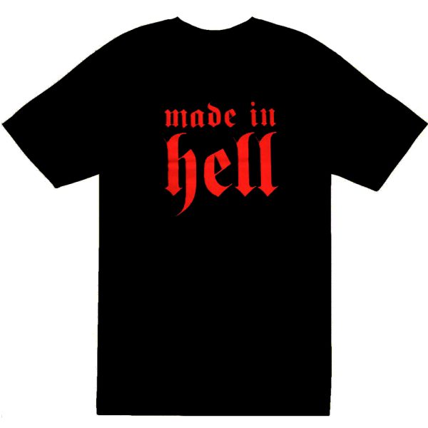 magasin pas cher Bat Attack T-Shirt Bébé ‘Made In Hell’ 1