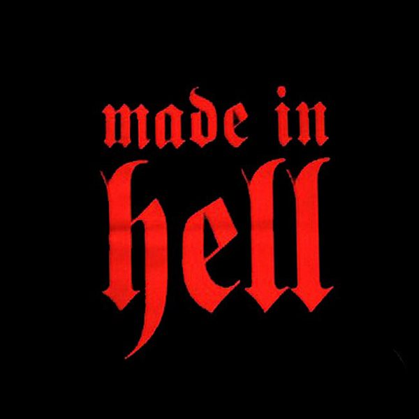magasin pas cher Bat Attack T-Shirt Bébé ‘Made In Hell’ 3