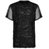 PUNK RAVE T-Shirt ‘Broken Holes’ Noir luxe soldes 28