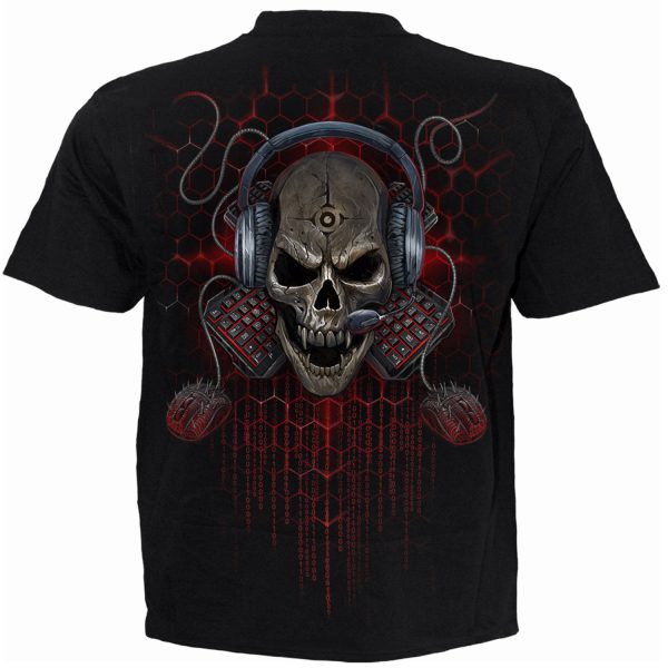 site pas cher Spiral Direct T-Shirt Manches Courtes Pour Enfants ‘PC Gamer’ Noir 3