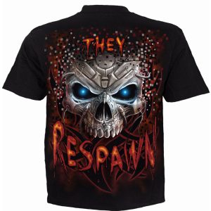 Spiral Direct T-Shirt Manches Courtes Pour Enfants ‘Respawn’ Noir boutique 6