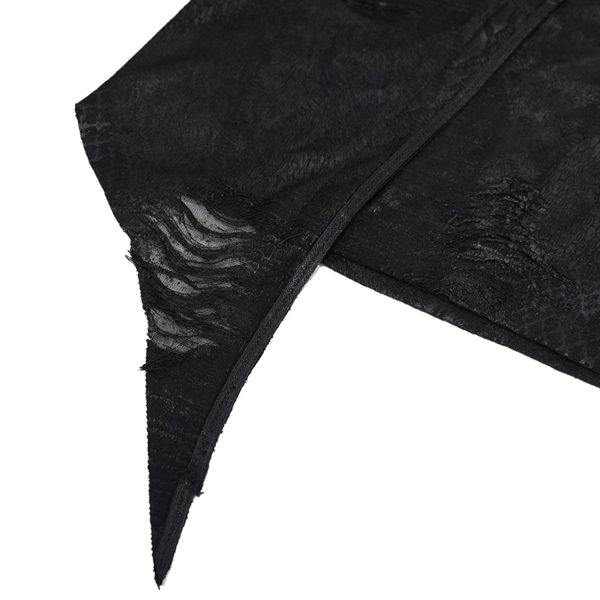 grande qualité DEVIL FASHION T-Shirt Manches Longues ‘Diablo Shabby’ à Capuche Noir 18