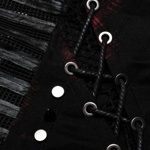 Les achats en ligne PUNK RAVE T-Shirt ‘Millennium Posse’ Noir Et Rouge 35