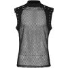 achat PUNK RAVE T-Shirt Sans Manches ‘Burning Man’ En Résille Noire 41