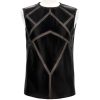 DEVIL FASHION T-Shirt Sans Manches ‘Patchwork’ Pour Hommes authentiques 49