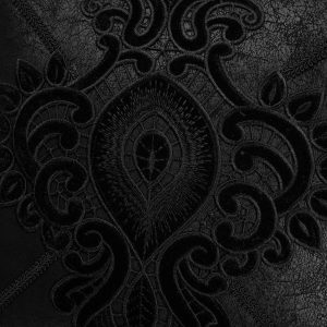 Meilleur Prix PUNK RAVE Taie D’Oreiller Décorative ‘Gothic Cozy’ Noire 23