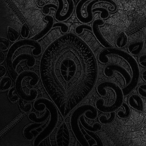Meilleur Prix PUNK RAVE Taie D’Oreiller Décorative ‘Gothic Cozy’ Noire 7