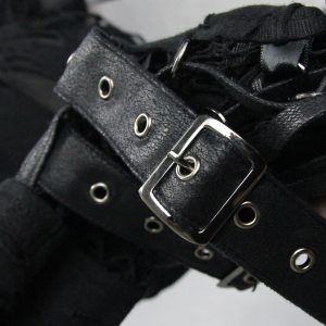 DEVIL FASHION Top à Capuche ‘Gothic Damage’ Noir Vente 43