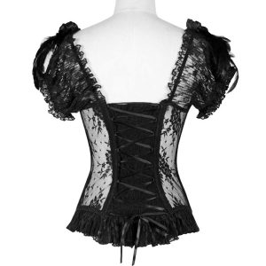 Paris Eva Lady Top à Manches Courtes ‘Mystic’ Noir 34